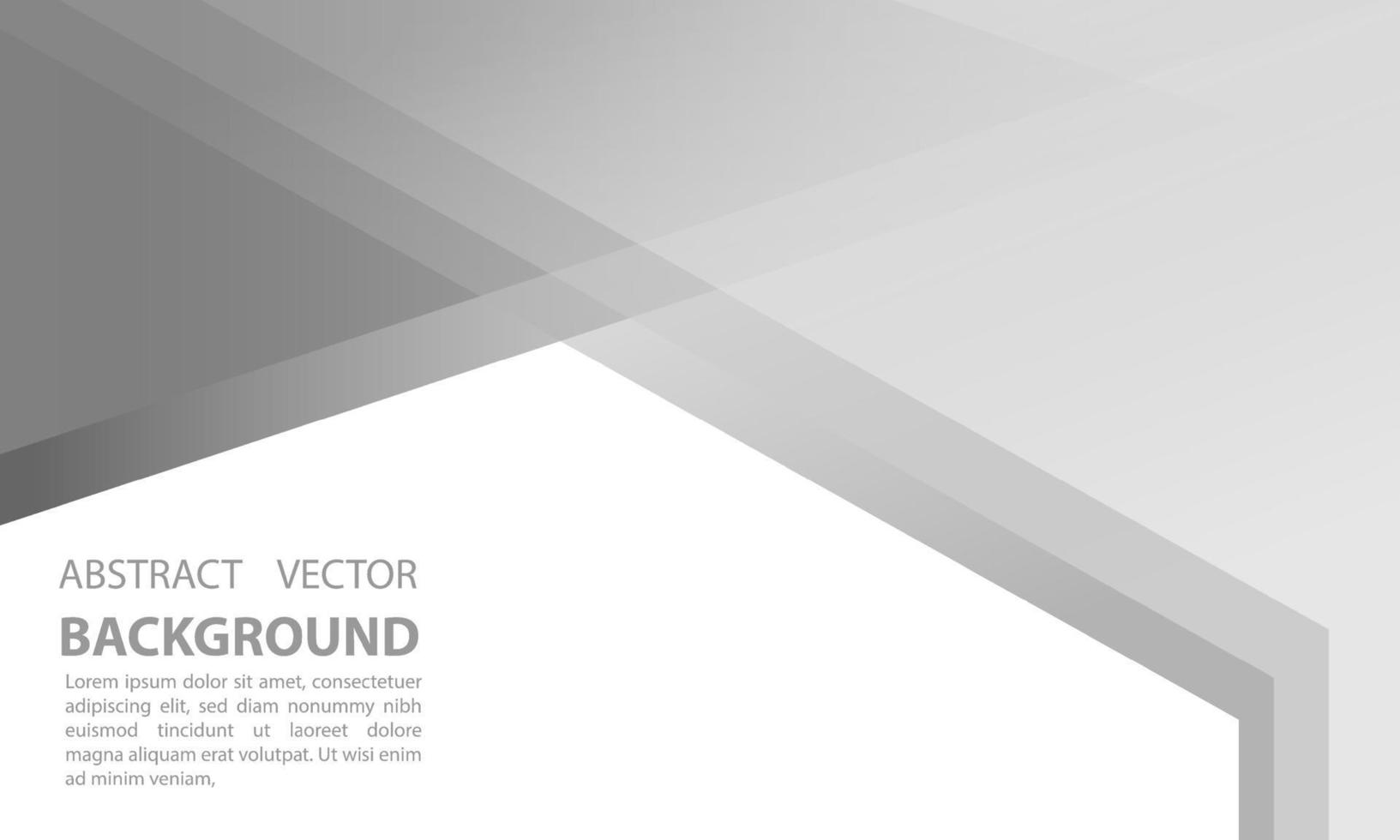 geometric abstract background gradient grey color, for posters, banners, and others, vector design copy space area eps 10