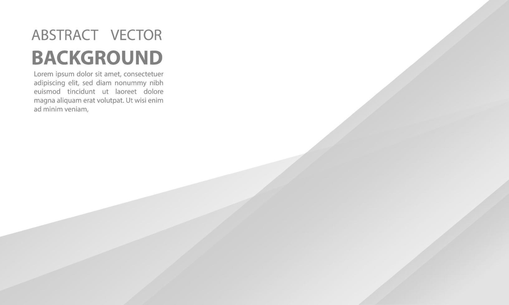 Fondo abstracto geométrico degradado color gris, para carteles, pancartas y otros, diseño vectorial área de espacio de copia eps 10 vector