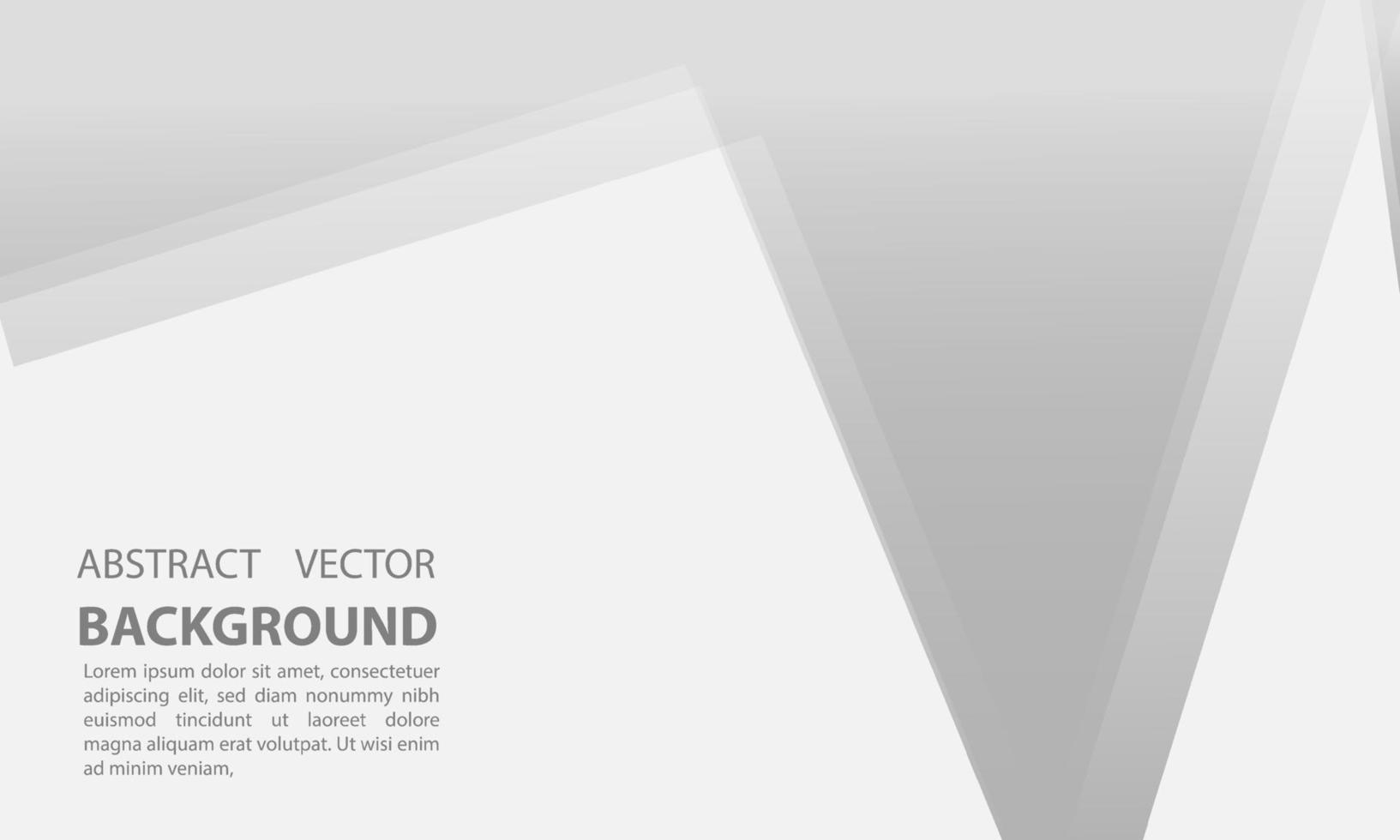 geometric abstract background gradient grey color, for posters, banners, and others, vector design copy space area eps 10