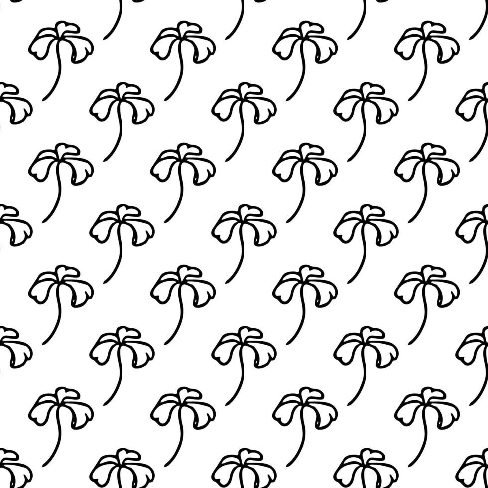 seamless floral background. pattern with flowers vector