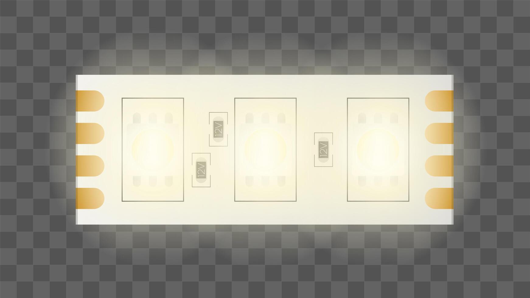 A light bulb with a transparent background vector