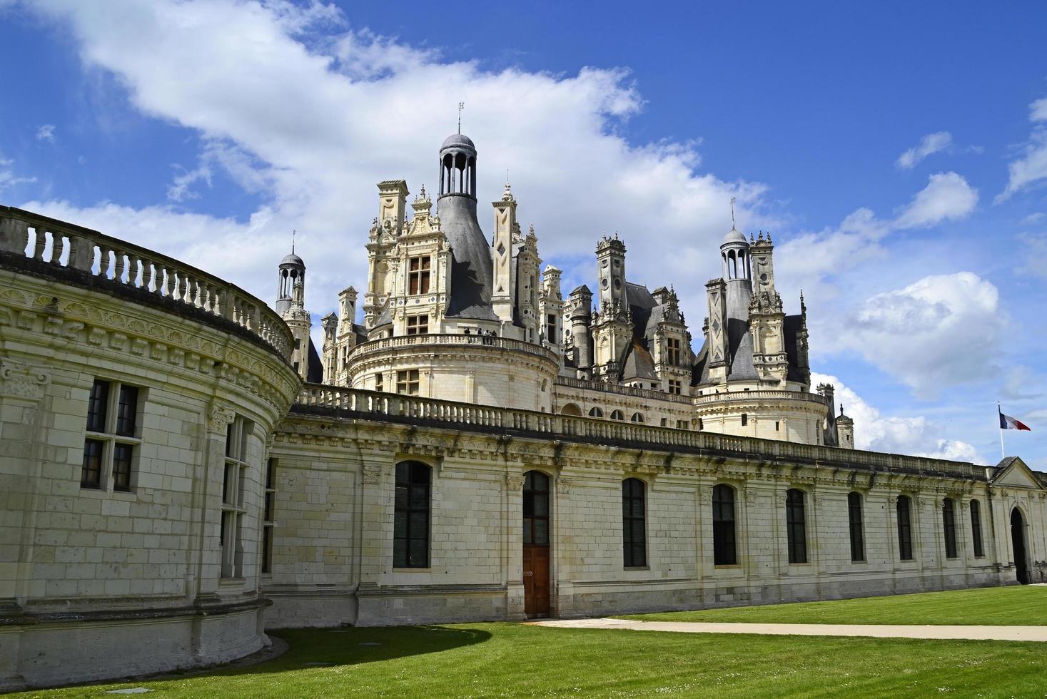 el famoso castillo de chambord en el valle del loira. Francia. foto