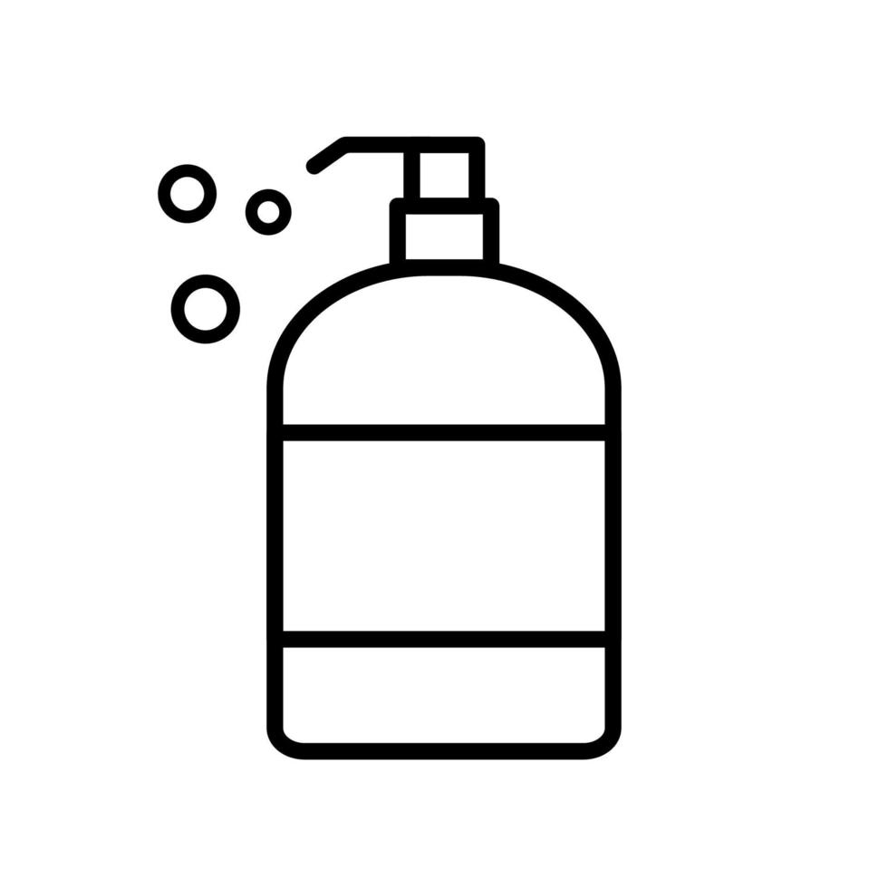 Sanitizer and antiseptic alcohol gel icon vector