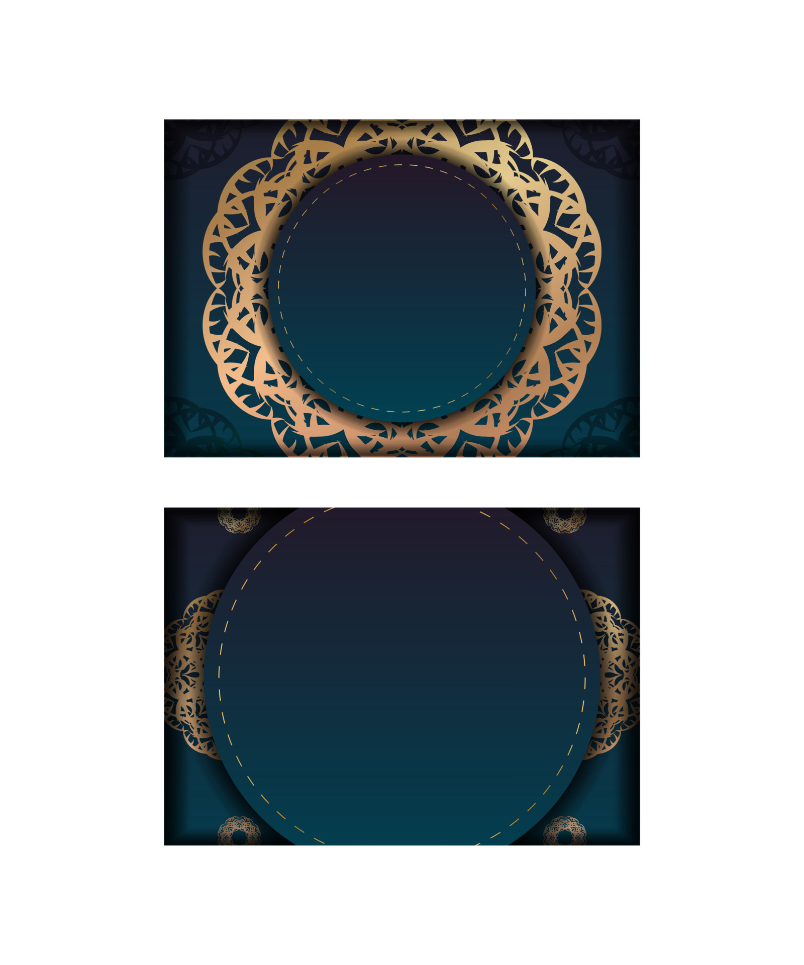 Brochure Template With Gradient Blue Color With Abstract Gold Pattern For Your Brand 4868045 Brochure Template With Gradient Blue Color With Abstract Gold Pattern For Your Brand 4868045