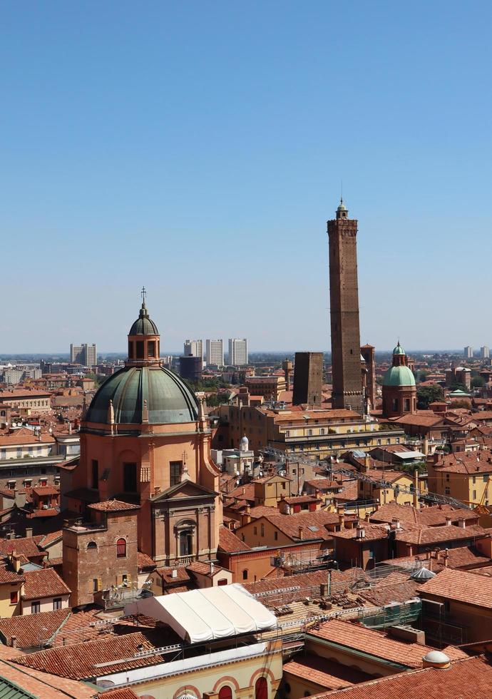 Panorama view of Bologna city center. Italy photo