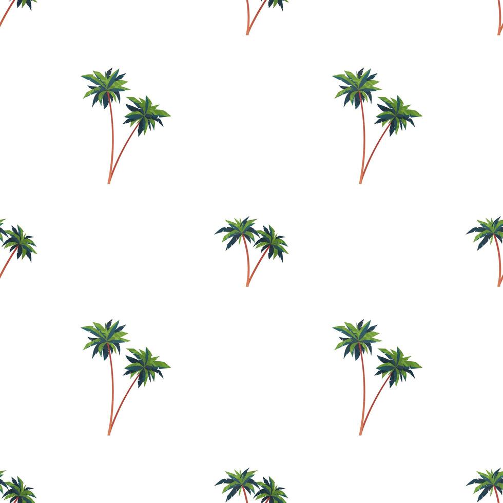 Seamless pattern with palms. Good for covers, fabrics, postcards and printing. vector