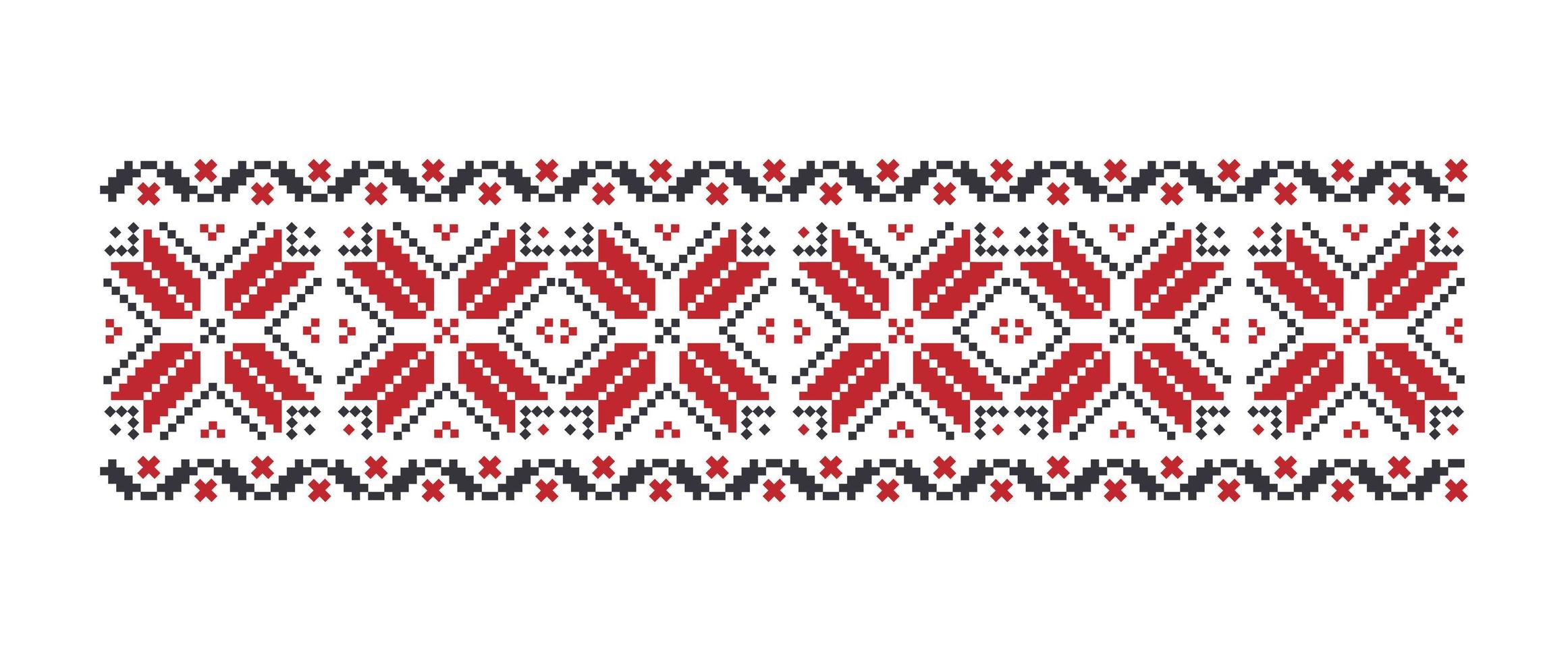 Traditional Ukrainian pattern. Isolated. Vector. vector