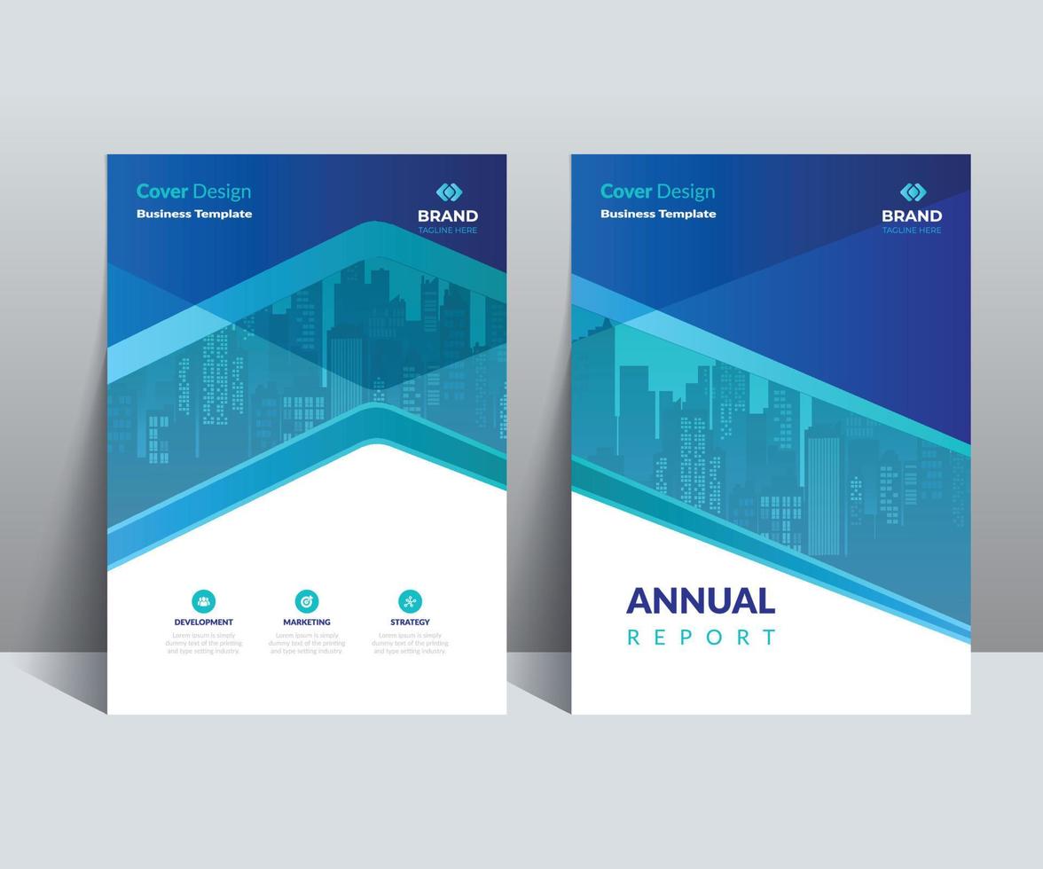 The Modern Annual Report Catalog Cover Design Template Adept to the flyer, brochure, catalog, magazine, cover, booklet, presentation, website, banner, etc. Project. vector