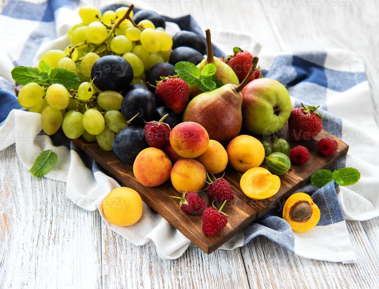 Fresh summer fruits photo