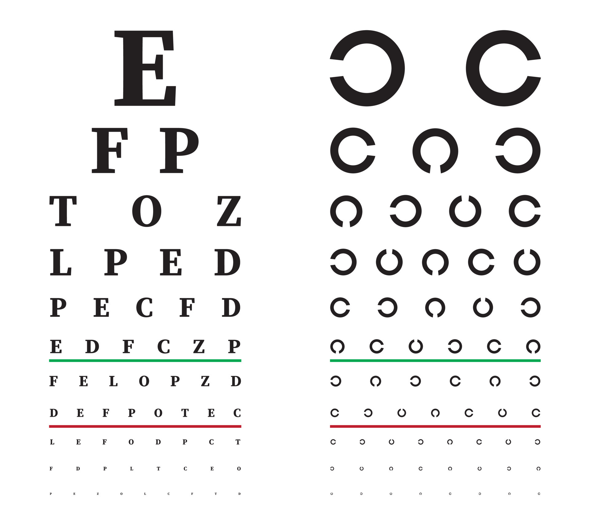 eye-test-chart-eye-care-test-placard-with-latin-letters-vision-exam-vector-illustration