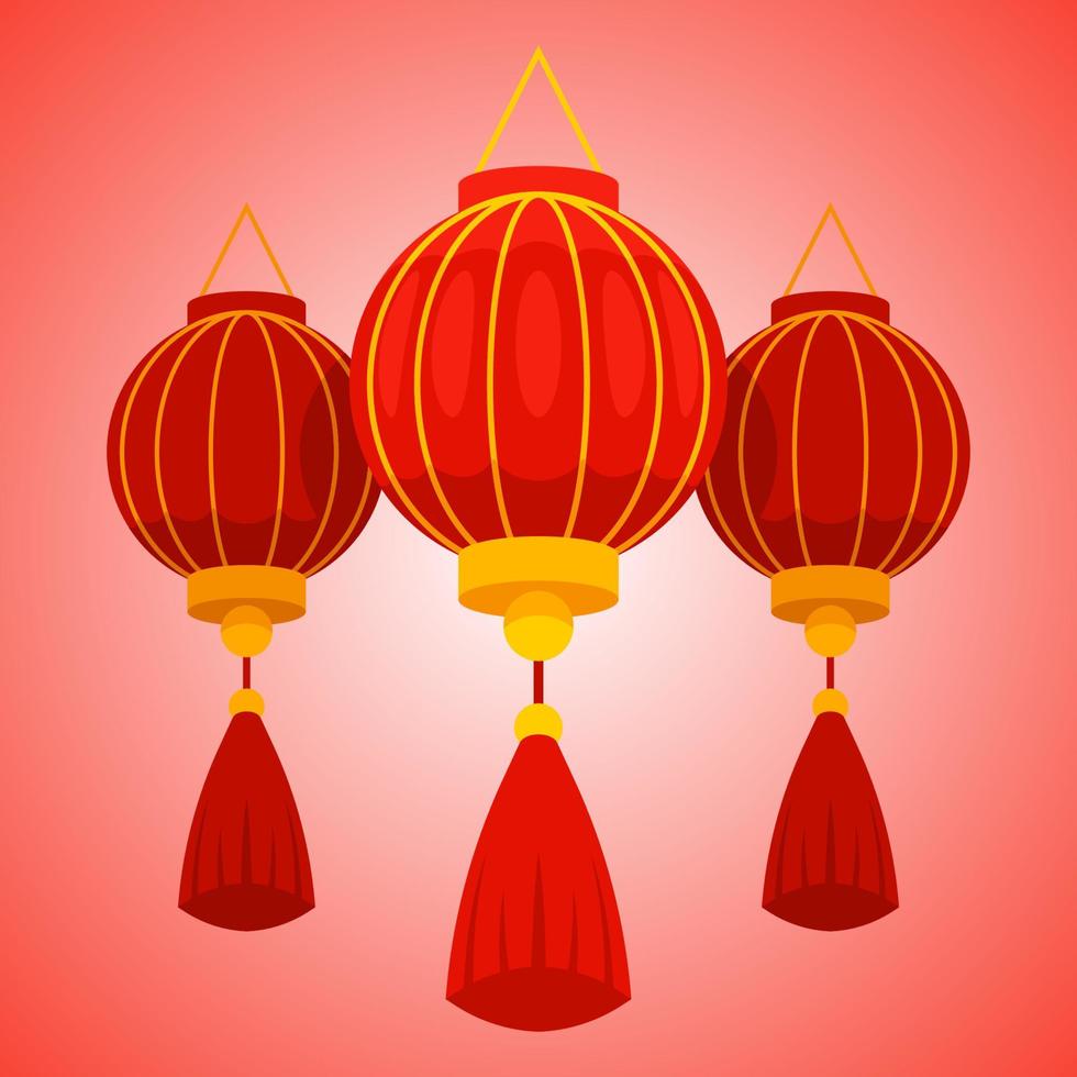 Chinese New Year Lanterns vector