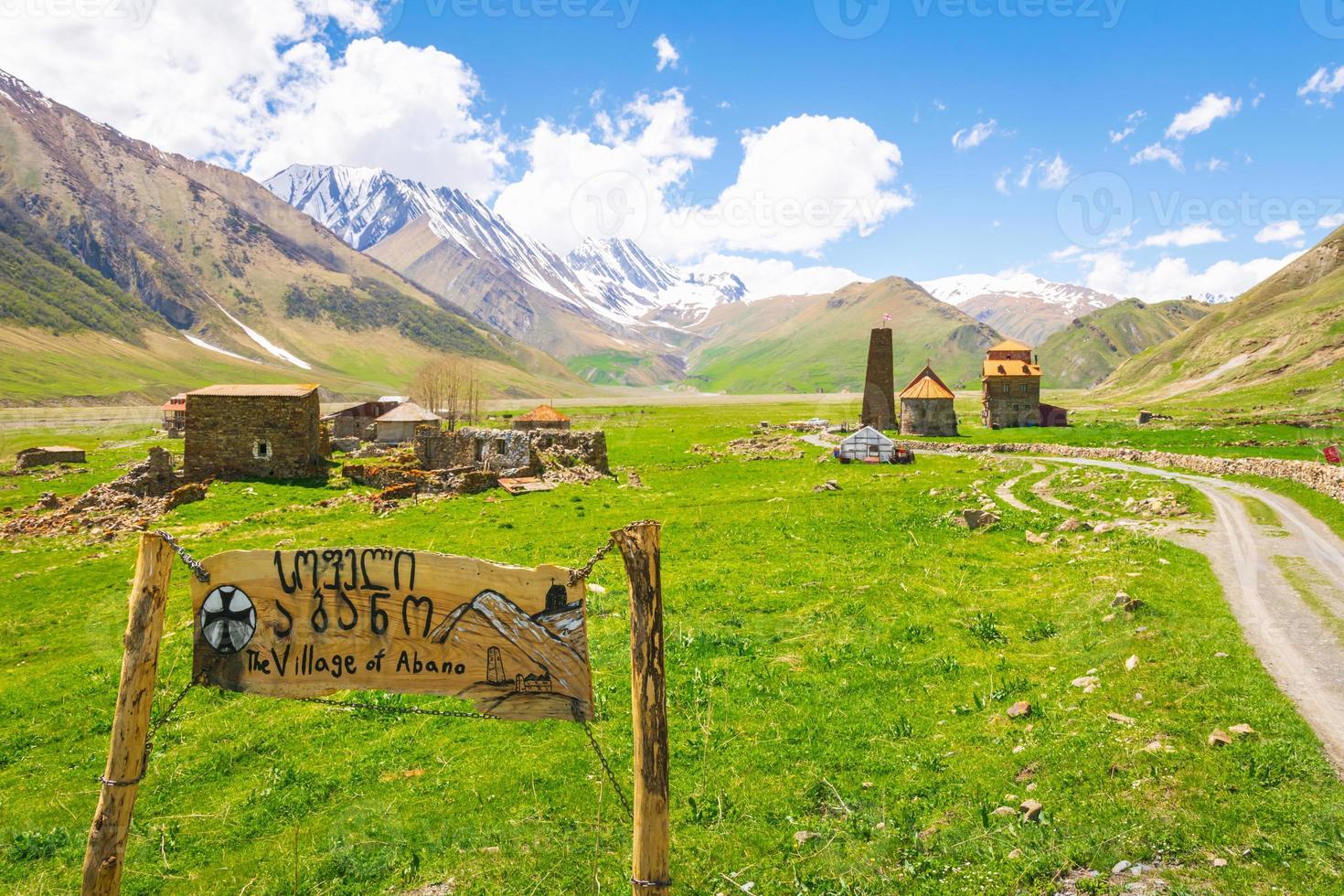 Village in Kazbegi photo