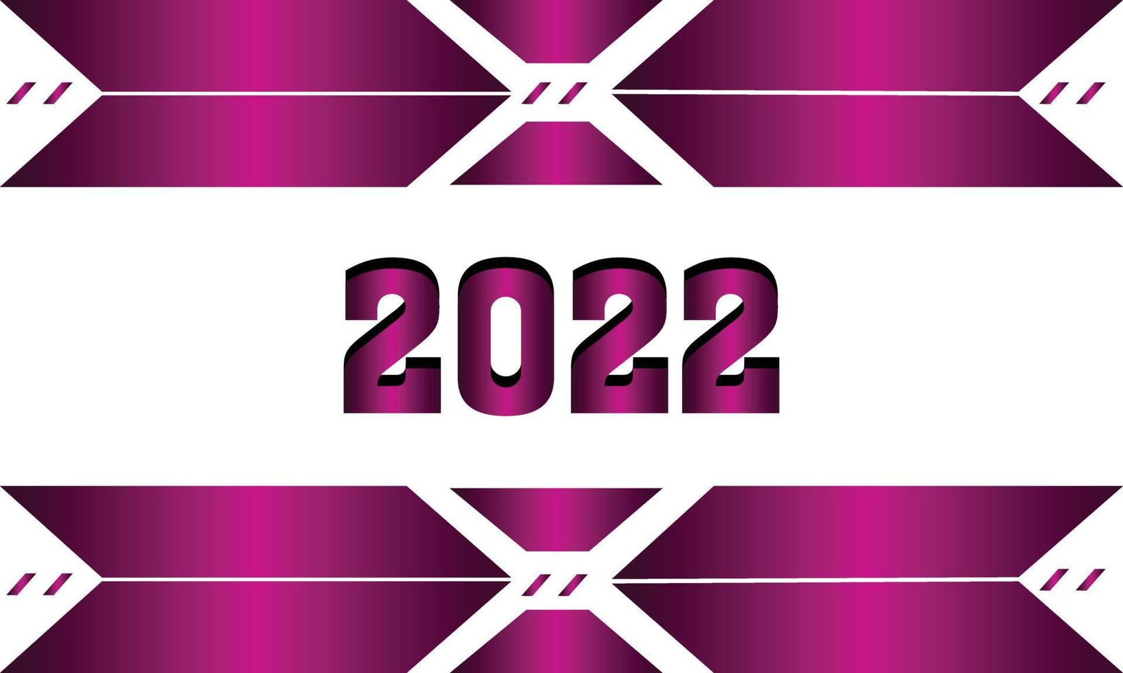 2022 plantilla de vector de diseño de fondo
