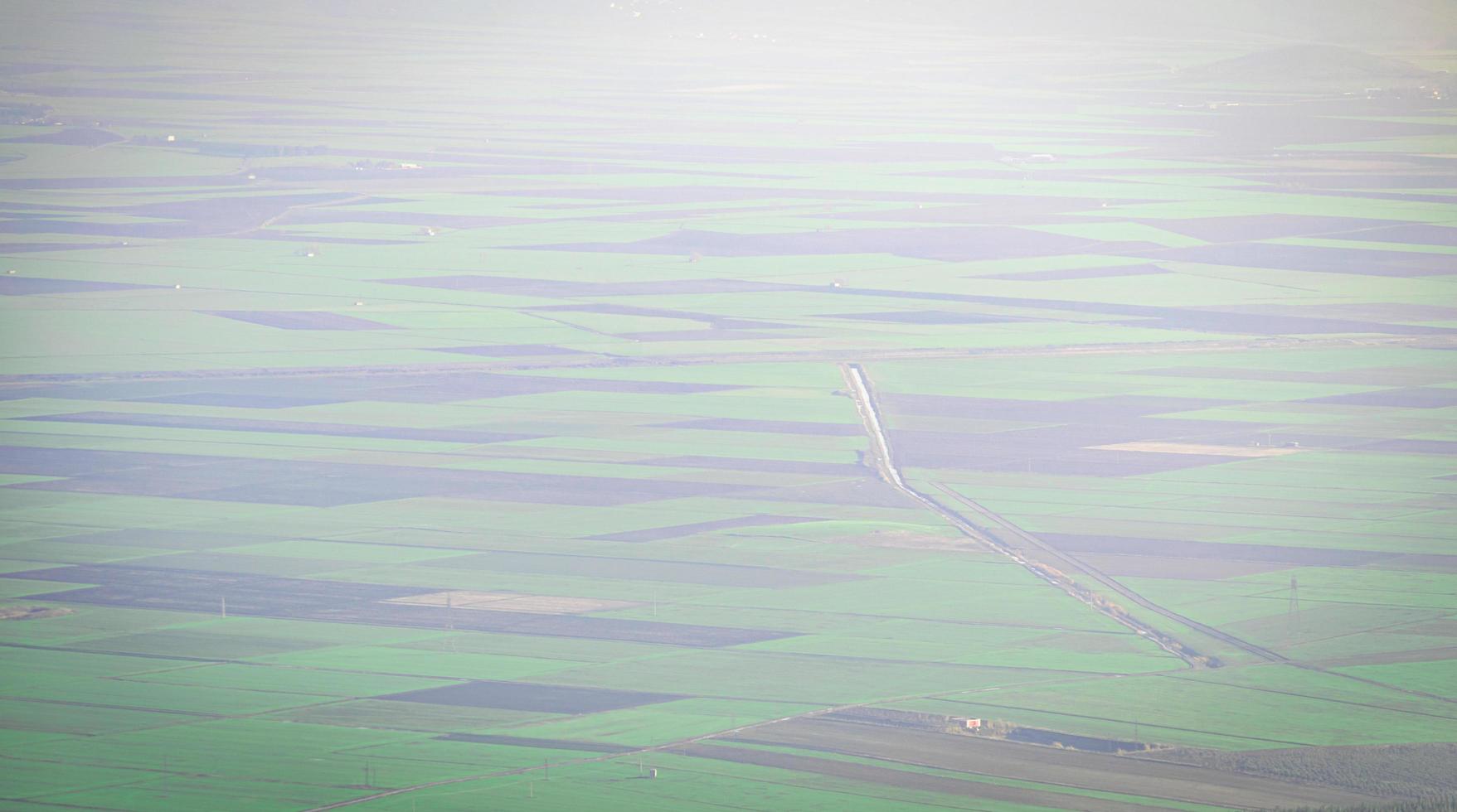 crop fields in europe photo