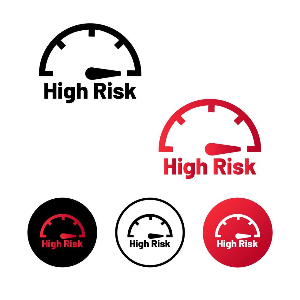 Abstract High Risk Icon Illustration vector