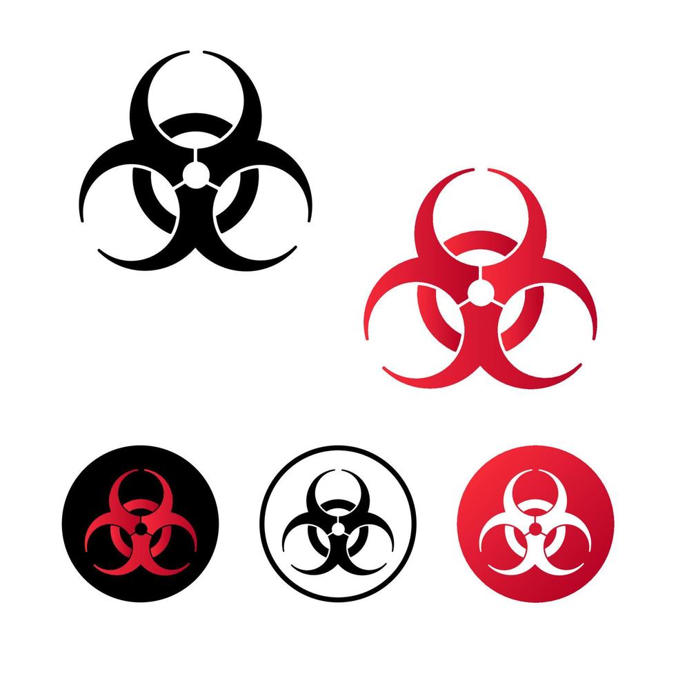 Abstract Biohazard Icon Illustration vector