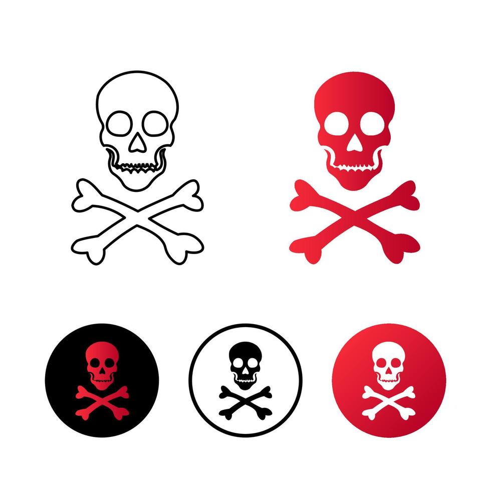 Ilustración de icono de riesgo abstracto vector