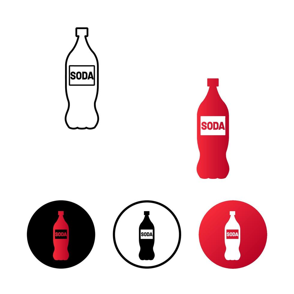 Abstract Soda Icon Illustration vector