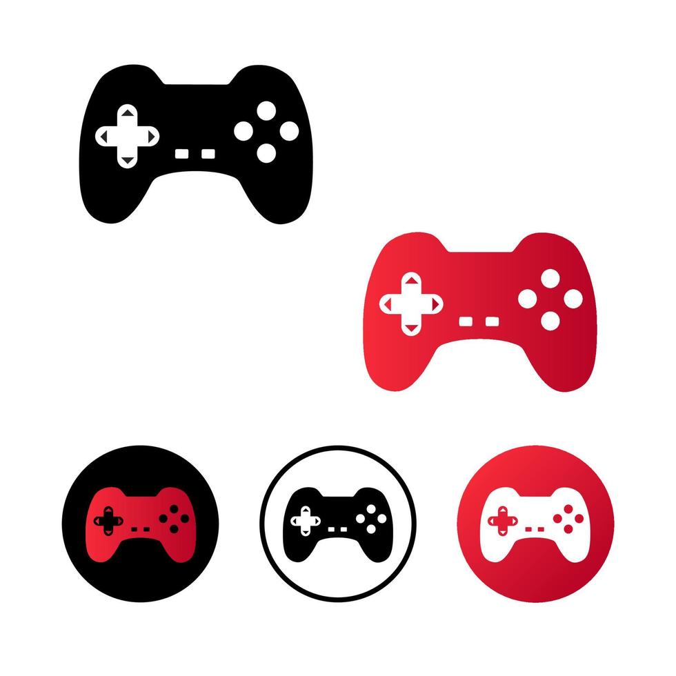 Ilustración de icono de gamepad abstracto vector