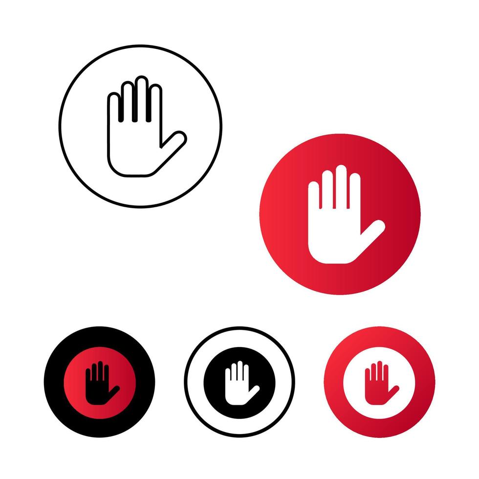 Abstract Blocked Icon Illustration vector