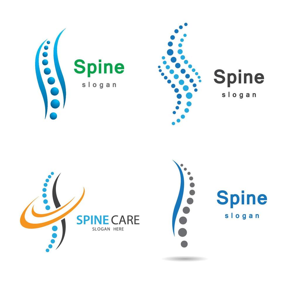 imágenes de la columna vertebral vector