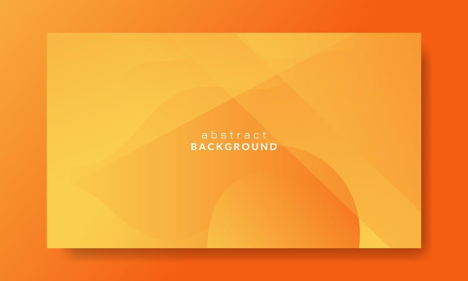 Abstract Orange Fluid Wave Background vector