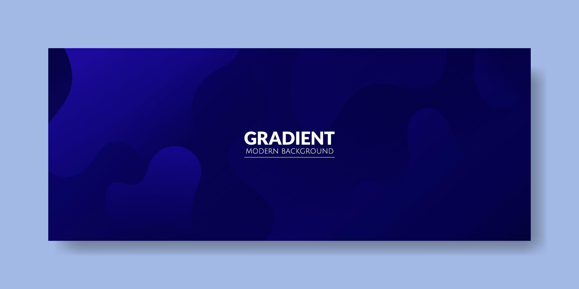 Abstract Blue Fluid Wave Background vector