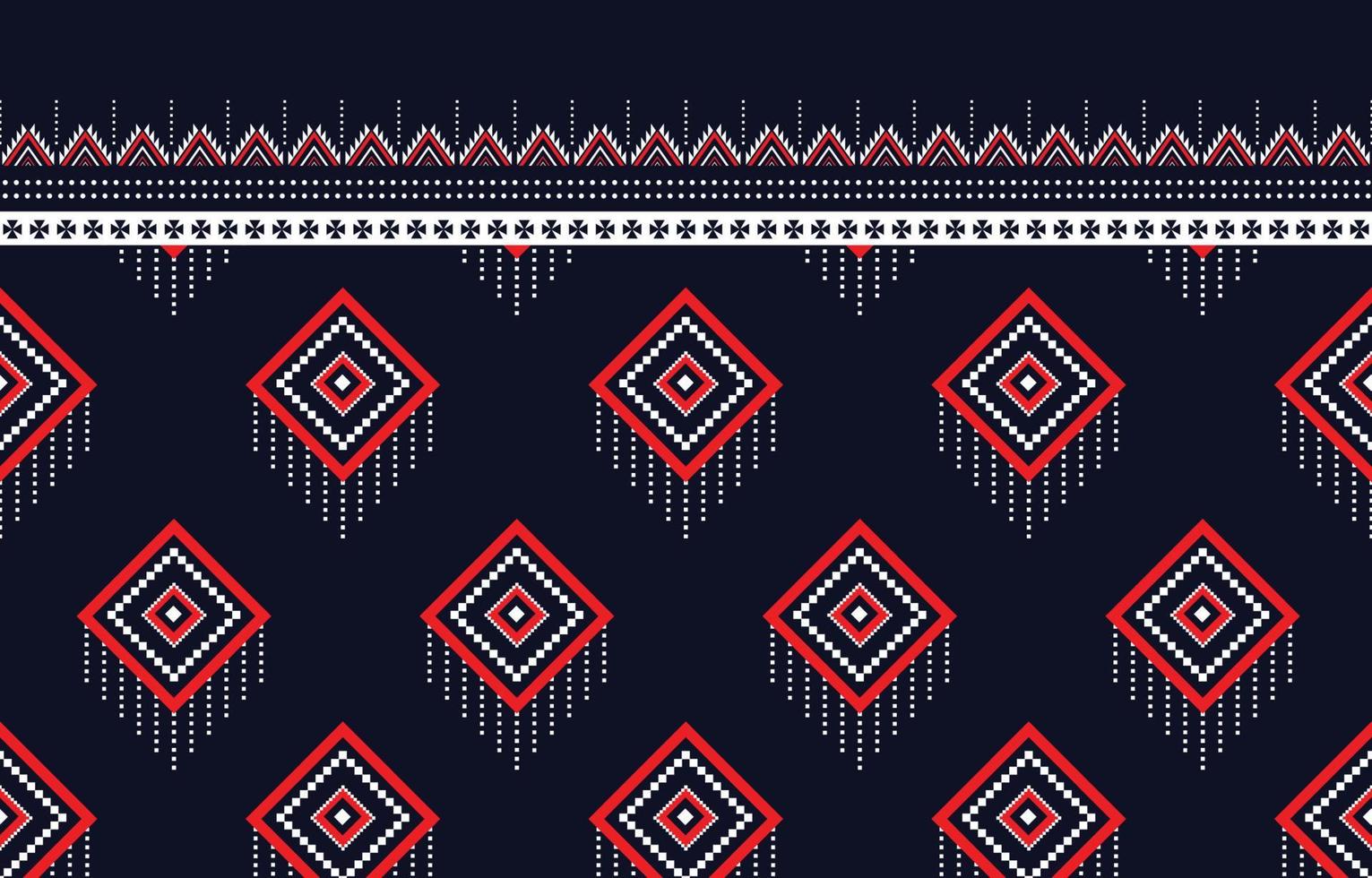 Patrones nativos textiles tradicionales diseños de patrones geométricos étnicos abstractos para fondo o papel tapiz, alfombras, batik, ilustración vectorial vector