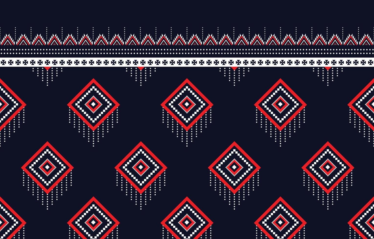 Native patterns traditional textiles abstract ethnic geometric pattern Designs for background or wallpaper, carpets, batik,  vector illustration