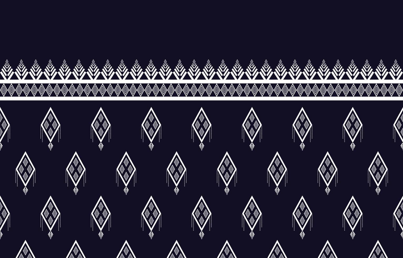 Patrones étnicos geométricos tribales tradicionales indígenas. Diseño de estilo de bordado para fondo, papel tapiz, alfombra, tela, abrigo, batik, ilustración vectorial vector