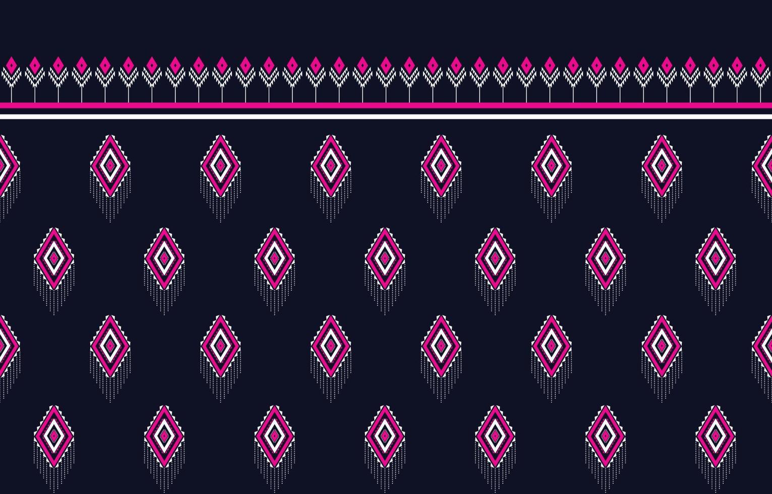 Patrones tribales textiles tradicionales diseños de patrones geométricos étnicos abstractos para fondo o papel tapiz, alfombras, batik, ilustración vectorial vector