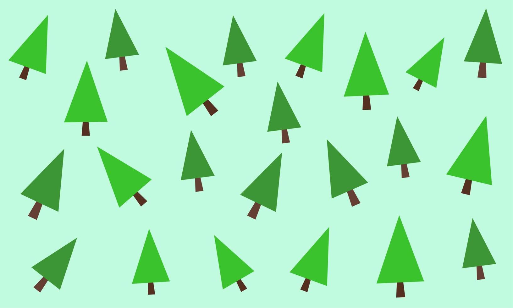 Pine tree pattern vector