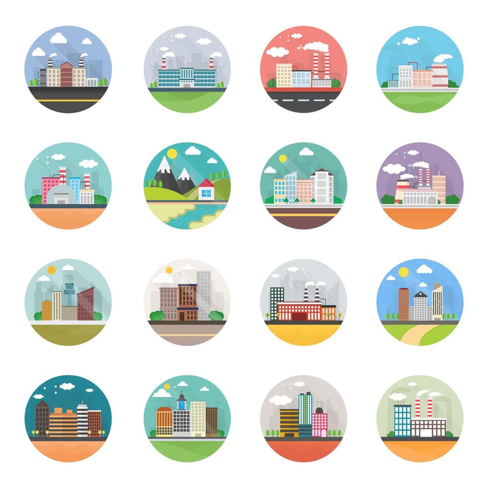 Trendy Ecology Concepts vector