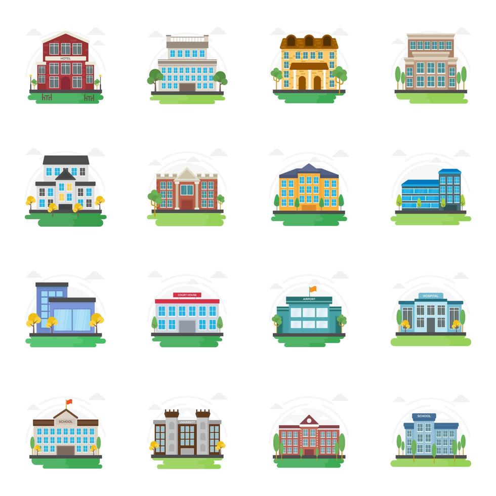 Pack Of Architecture vector