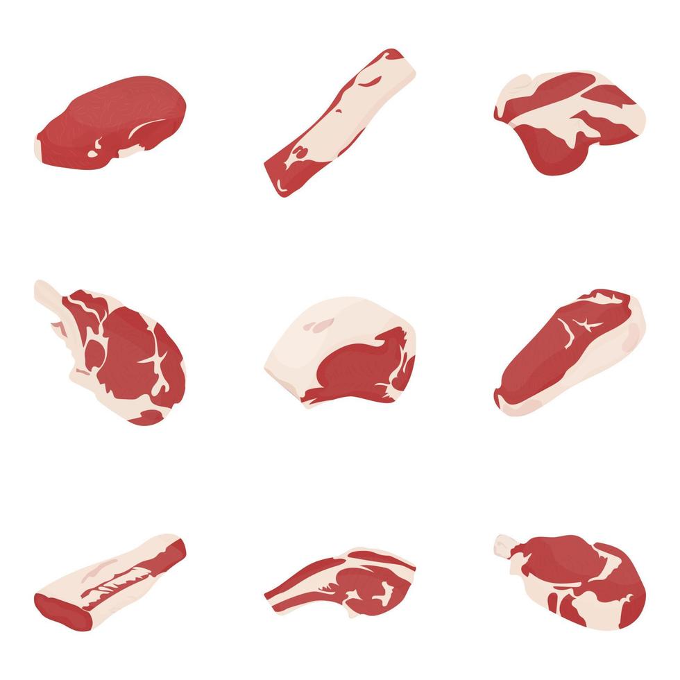 Trendy Mutton Concepts vector