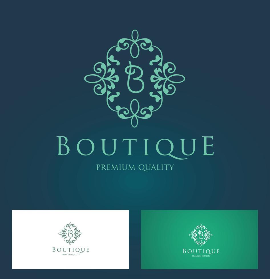 Boutique Floral  Logo vector