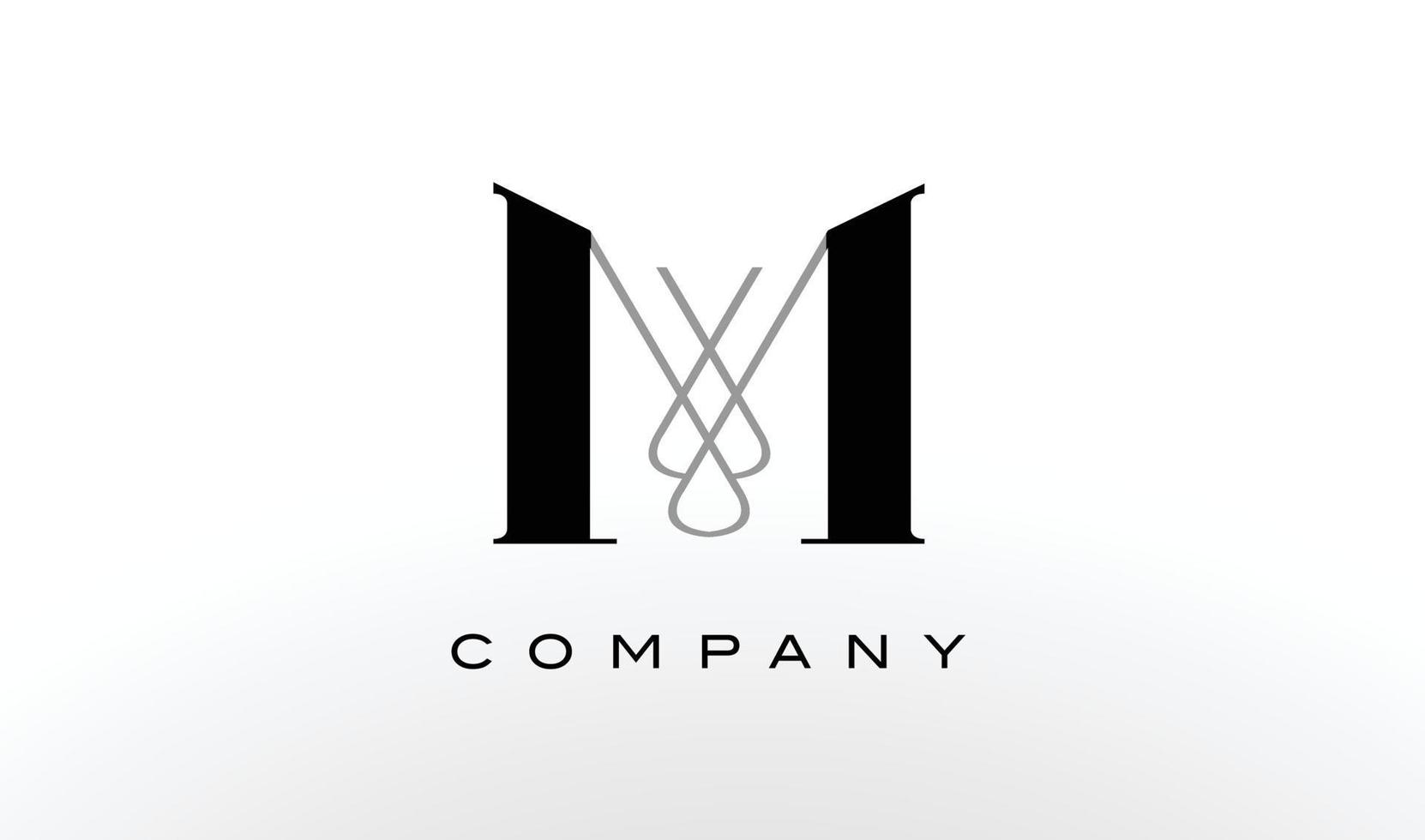 M Letter Logo Design. Creative M Letters Icon vector