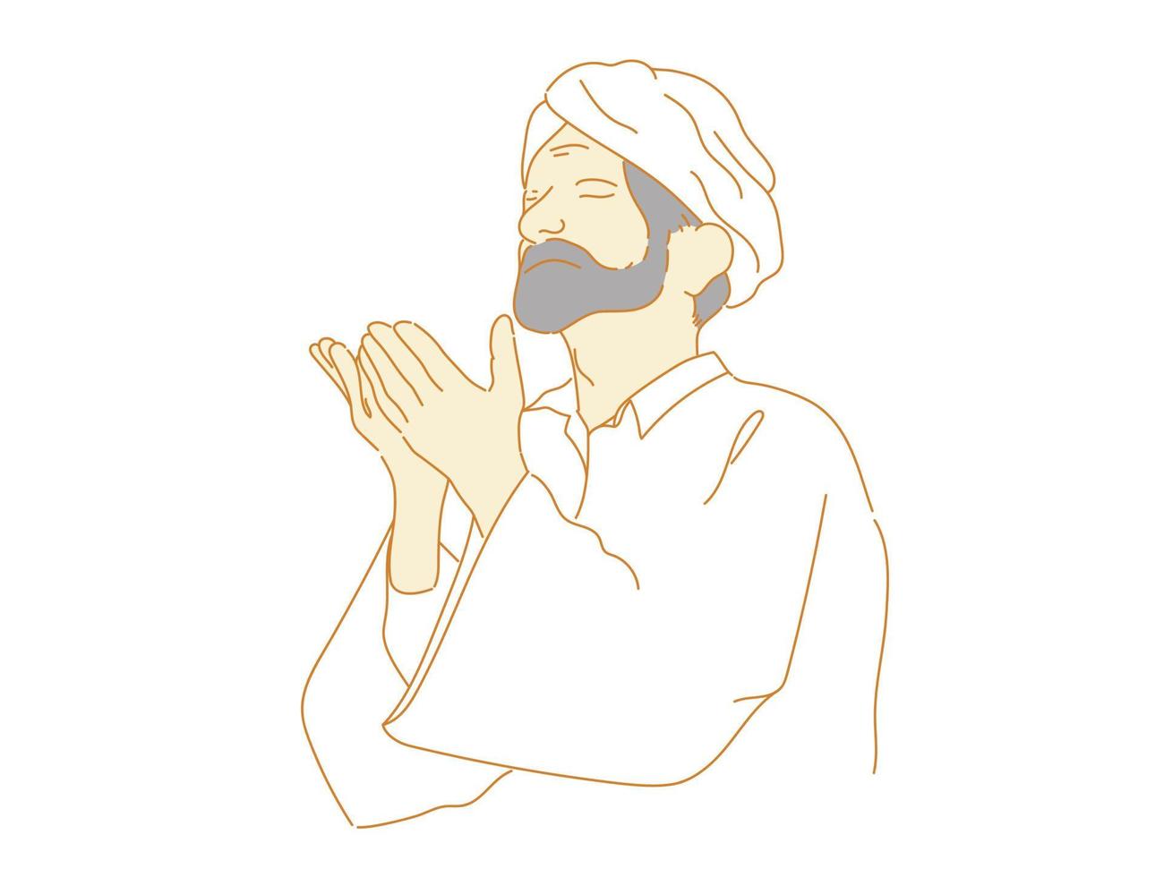 praying for blessings from god Human hands open palm up worship muslim  people 4873731 Vector Art at Vecteezy