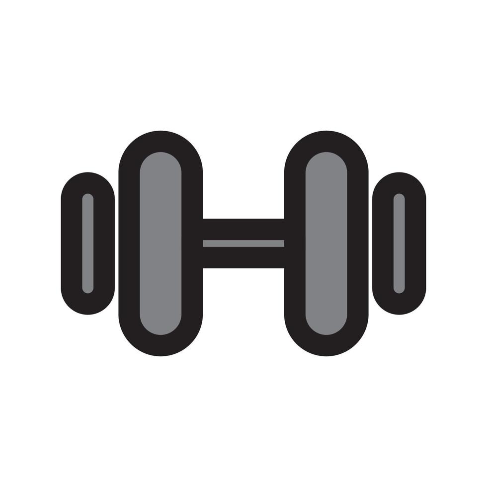 GYM fitness vector line for web, presentation, logo, Icon Symbol.