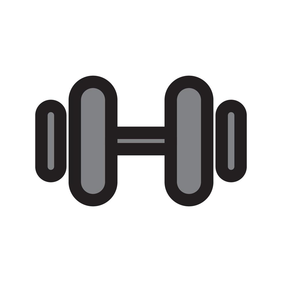 GYM fitness vector line for web, presentation, logo, Icon Symbol.