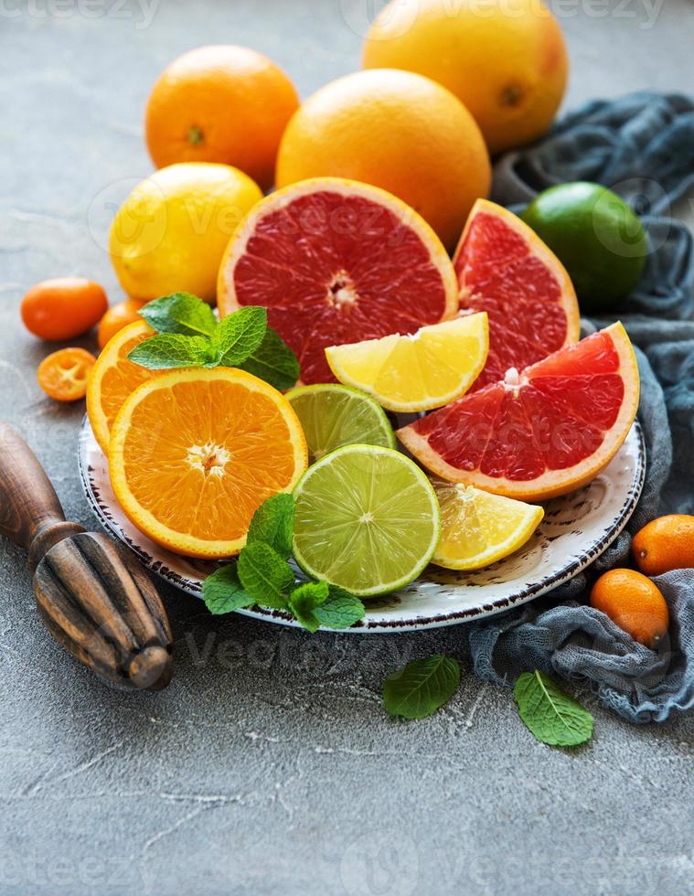 citrus fresh fruits photo