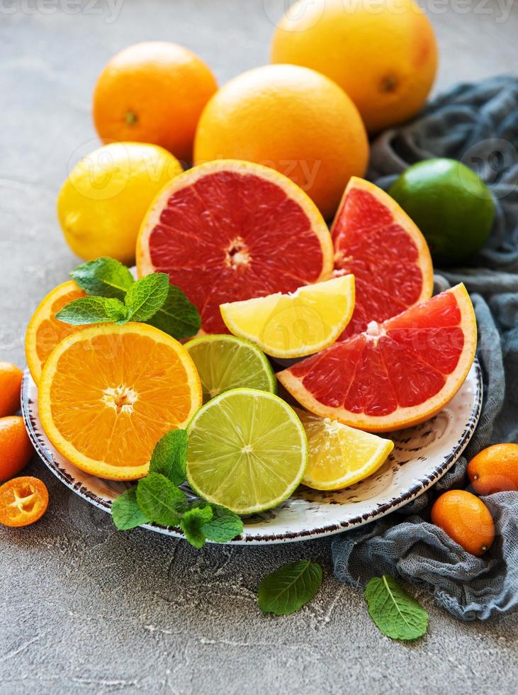 citrus fresh fruits photo