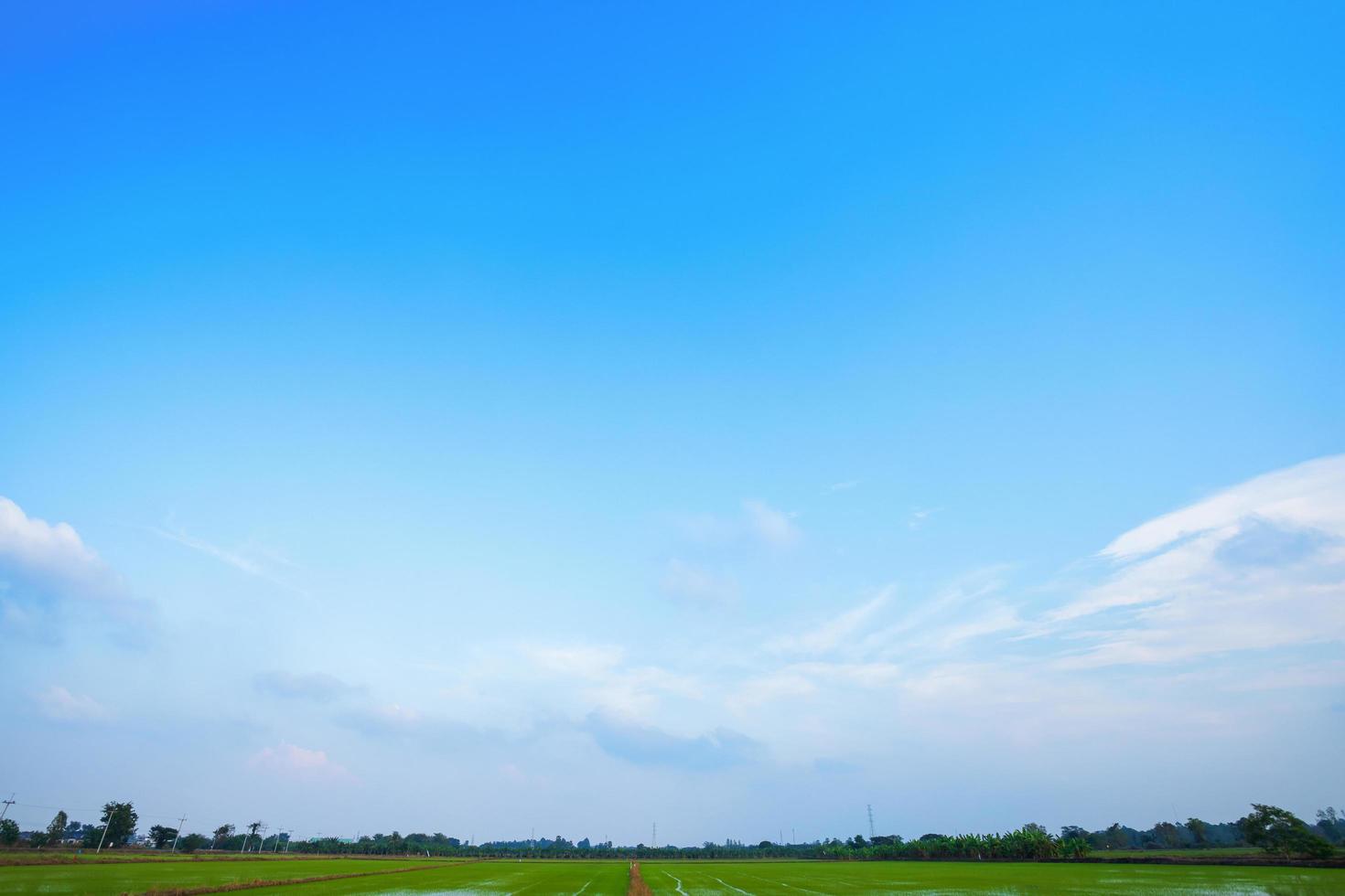 Textura de fondo de cielo azul con nubes blancas. foto