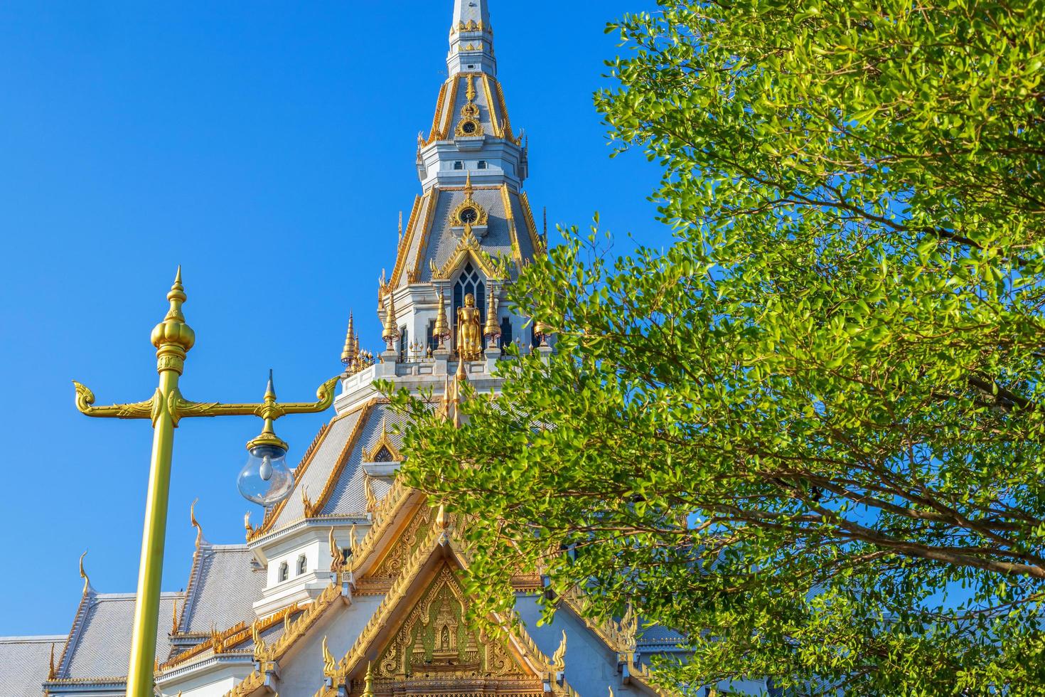 Wat Sothonwararam is a Buddhist temple in the historic centre and is a Buddhist temple is a major tourist attraction in Chachoengsao Province, Thailand. photo