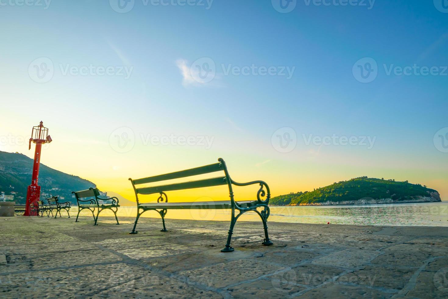 bench in croatia photo