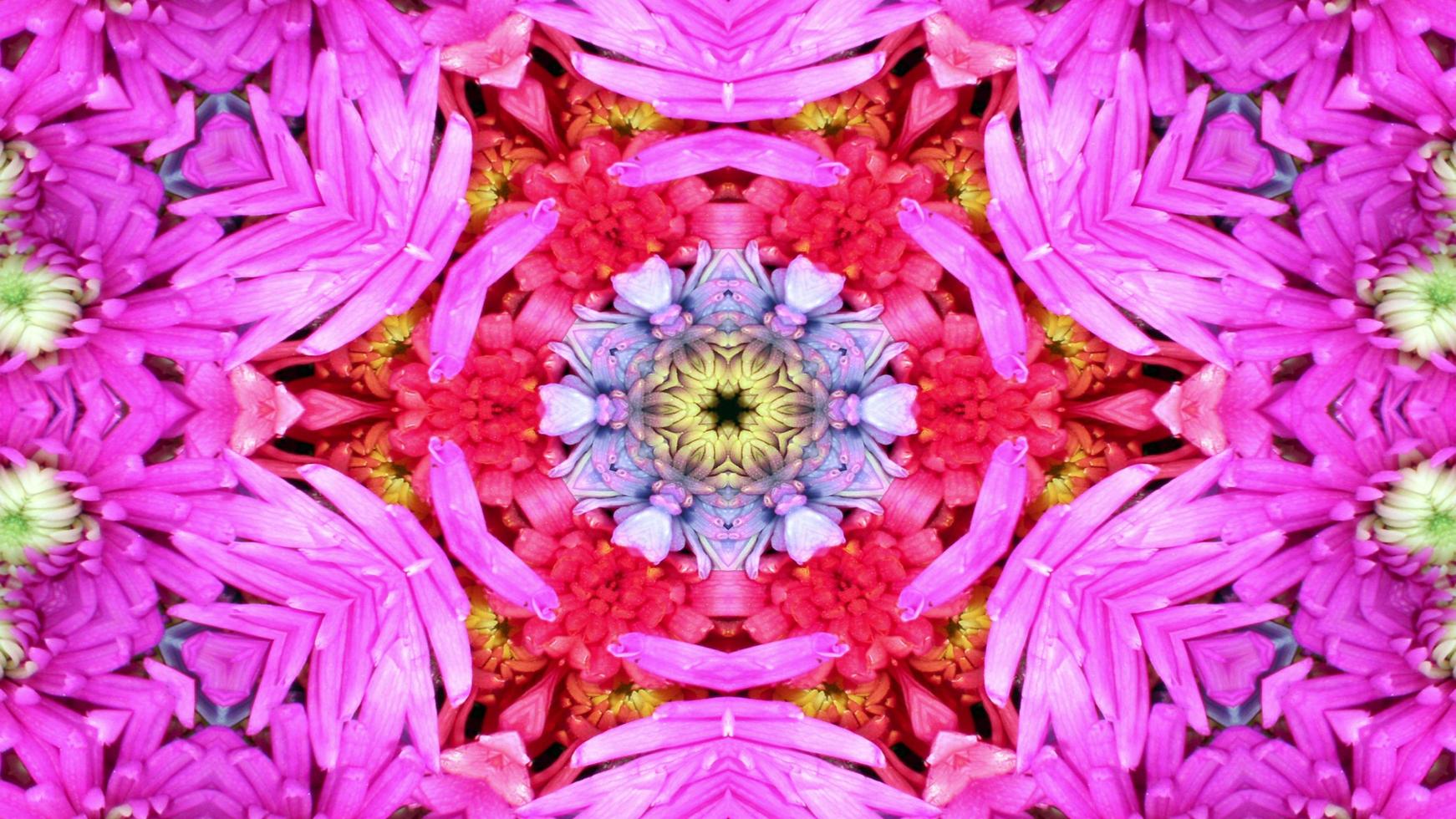 Flowers Flora Kaleidoscope photo