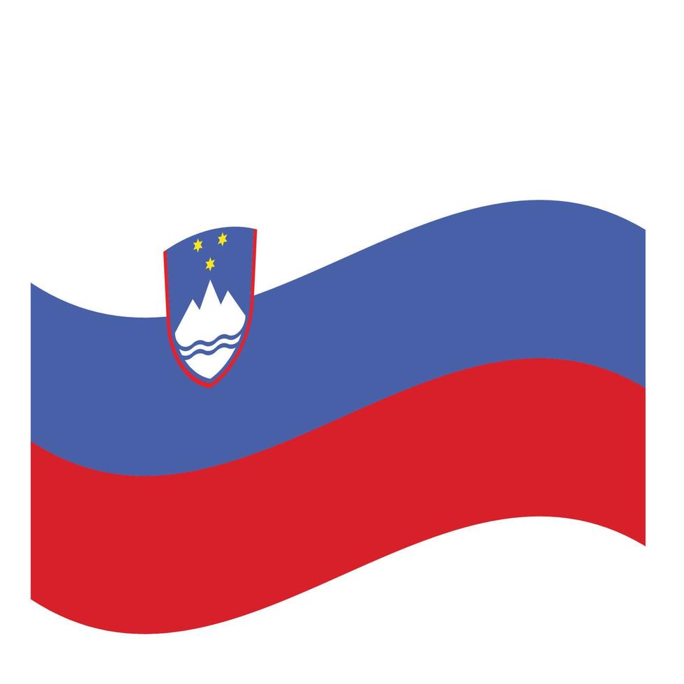 Slovenia National Flag vector