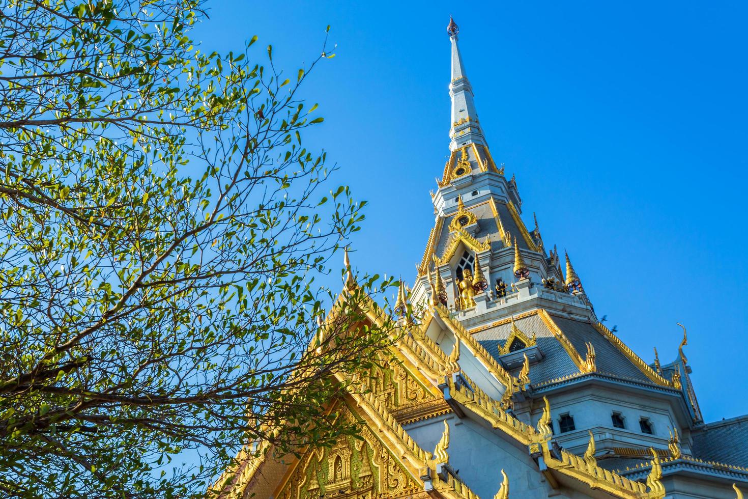 Wat Sothonwararam is a Buddhist temple in the historic centre and is a Buddhist temple is a major tourist attraction in Chachoengsao Province, Thailand. photo
