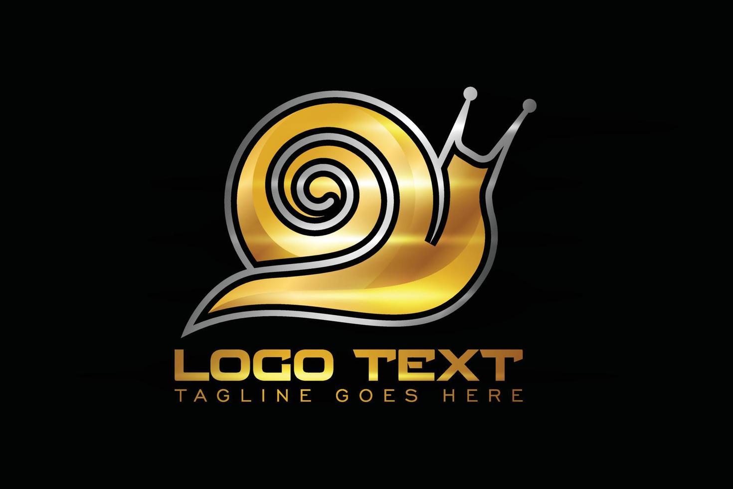 Shell, Snail Logo, Shell logo design vector