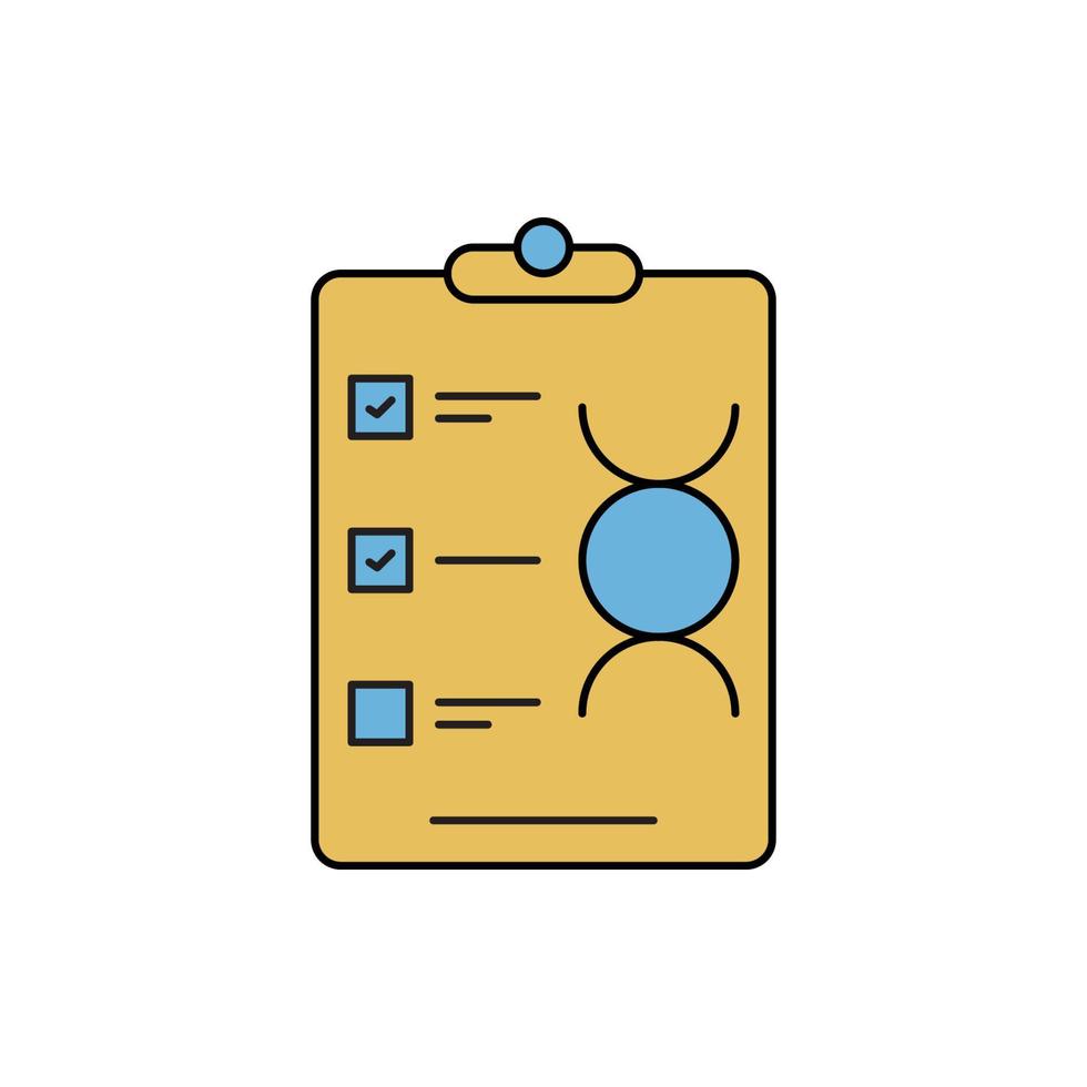 DNA test report icon vector